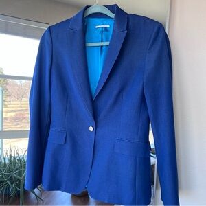 TAHARI Lux Cobalt Blue Blazer, Amazing cut, wear all seasons. Size 8, Great cond